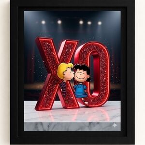 A.I.  XO Art Print In A  Frame 8x10